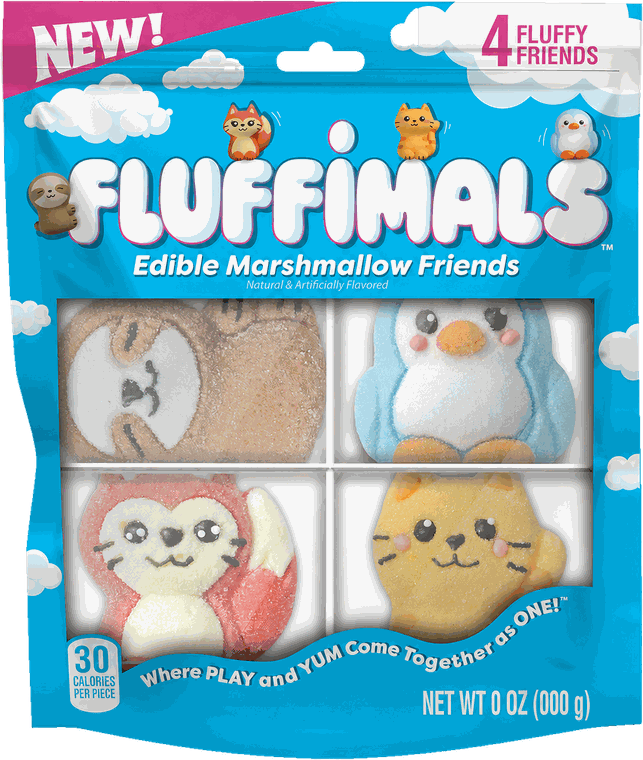 Fluffimals — Edible Marshmallow Friends, 4 characters