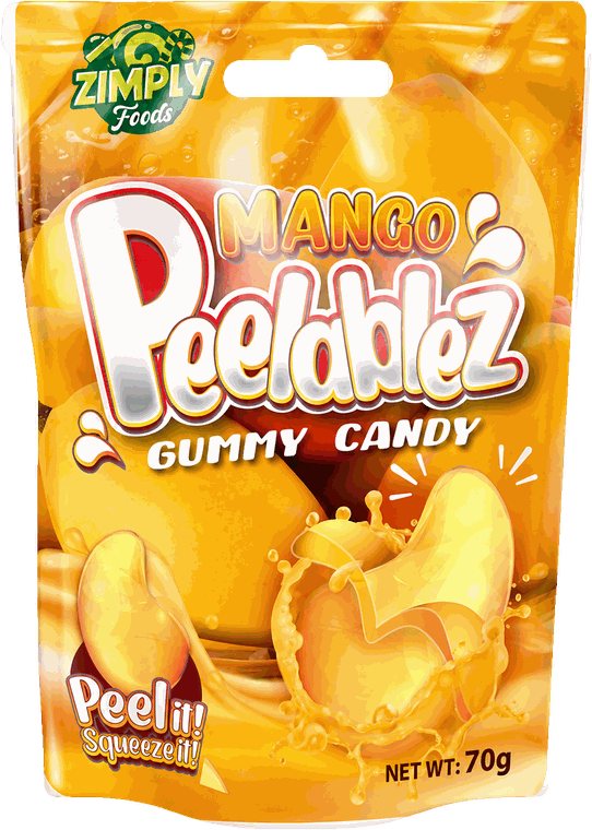 Peelablez — Mango, Grape and Peach gummy candy